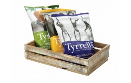 Wooden Crate Dark Rustic Finish