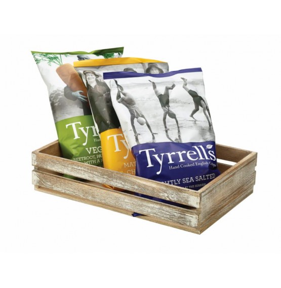 Wooden Crate Dark Rustic Finish