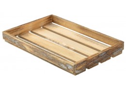 Wooden Crate Dark Rustic Finish