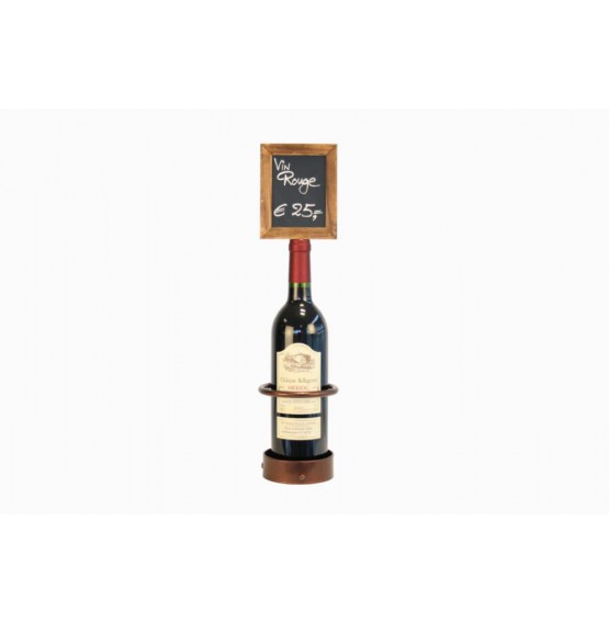 Wine Bottle Chalk Board Display