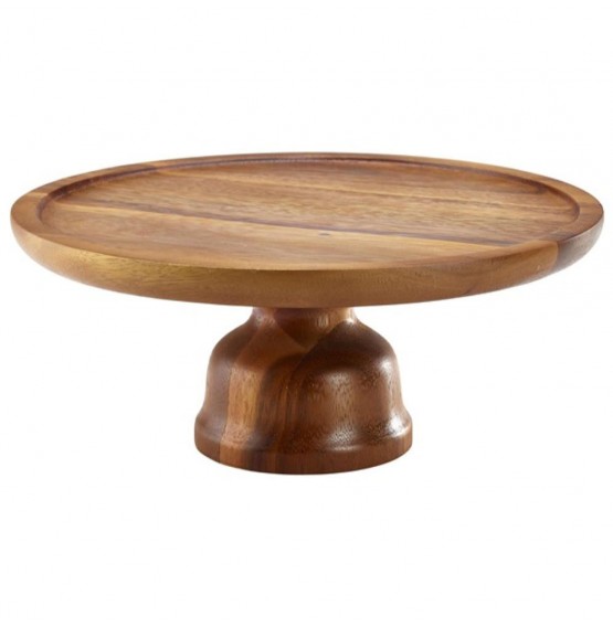 Acacia Wood Cake Stand