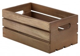 Wooden Crate Dark Rustic Finish