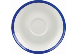 Retro Blue Coupe Saucer
