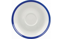 Retro Blue Coupe Saucer
