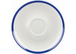 Retro Blue Coupe Saucer