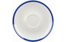 Retro Blue Coupe Saucer
