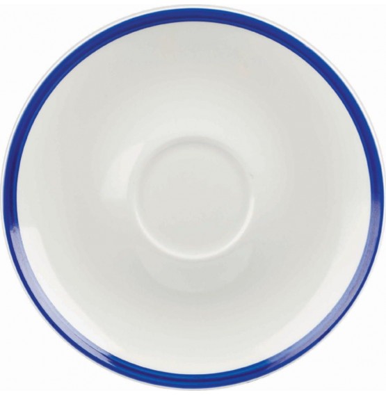 Retro Blue Coupe Saucer