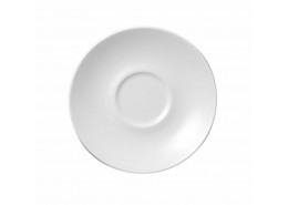 Monochrome White Saucer
