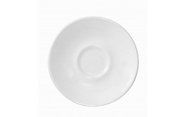 Monochrome White Saucer
