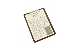 Wooden Menu Clipboard