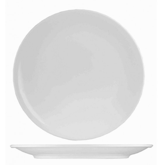 Menu Porcelain Coupe Plate