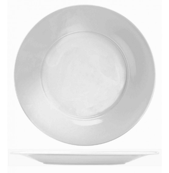 Menu Porcelain Broad Rim Dinner Plate