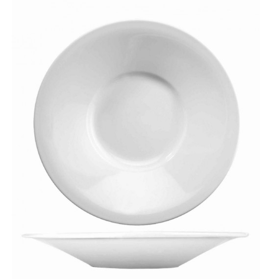 Menu Porcelain Broad Rim Dessert Plate