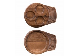 Small Single Handled Wooden Tray