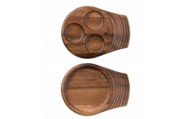 Small Single Handled Wooden Tray