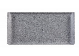 Granite Melamine Rectangular Buffet Tray