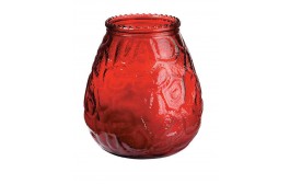Duni Candle Glasses Venezia Red