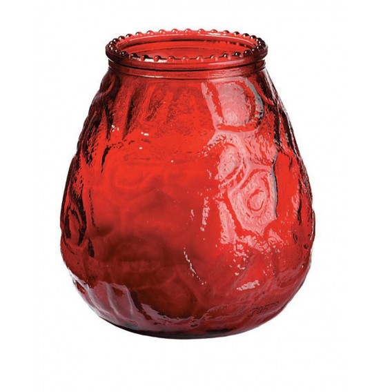 Duni Candle Glasses Venezia Red