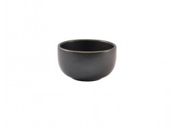 Terra Porcelain Black Round Bowl