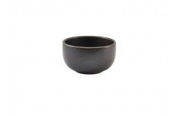 Terra Porcelain Black Round Bowl