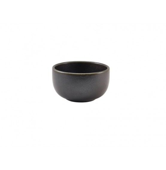 Terra Porcelain Black Round Bowl