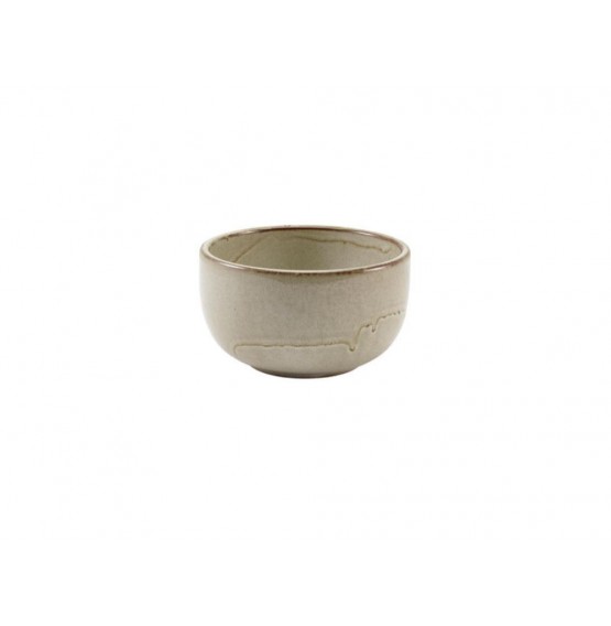 Terra Porcelain Grey Round Bowl