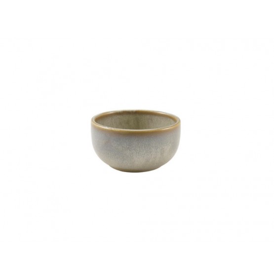 Terra Porcelain Matt Grey Round Bowl