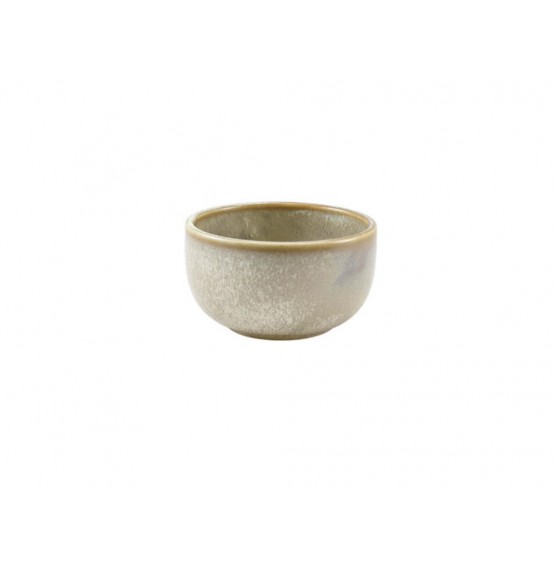 Terra Porcelain Matt Grey Round Bowl