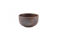 Terra Porcelain Rustic Copper Round Bowl