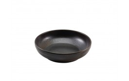 Terra Porcelain Black Coupe Bowl