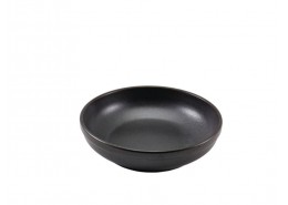 Terra Porcelain Black Coupe Bowl