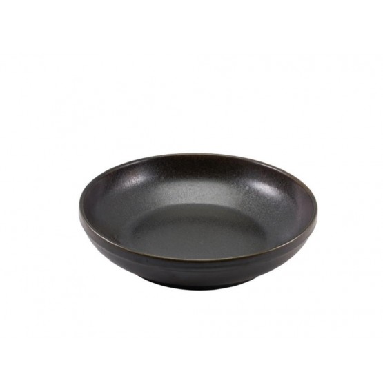 Terra Porcelain Black Coupe Bowl