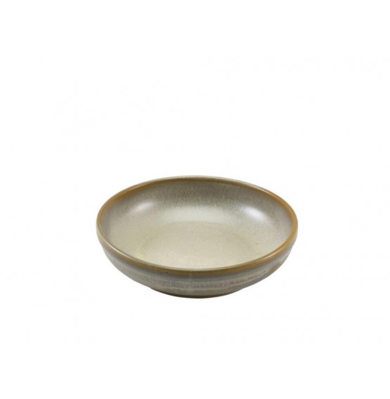 Terra Porcelain Matt Grey Coupe Bowl