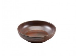 Terra Porcelain Rustic Copper Coupe Bowl
