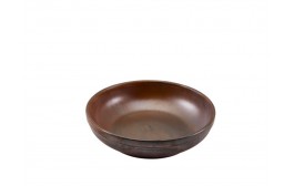 Terra Porcelain Rustic Copper Coupe Bowl
