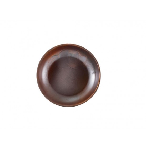 Terra Porcelain Rustic Copper Coupe Bowl
