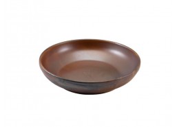 Terra Porcelain Rustic Copper Coupe Bowl