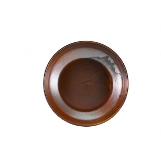 Terra Porcelain Rustic Copper Coupe Bowl