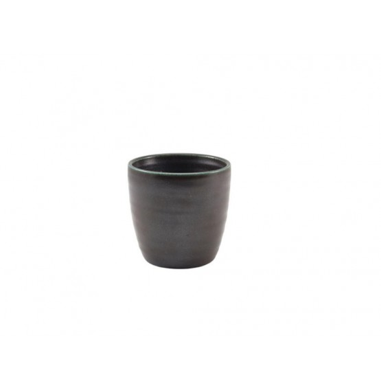 Terra Porcelain Black Chip Cup