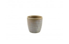 Terra Porcelain Matt Grey Chip Cup