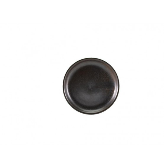 Terra Porcelain Black Coupe Plate