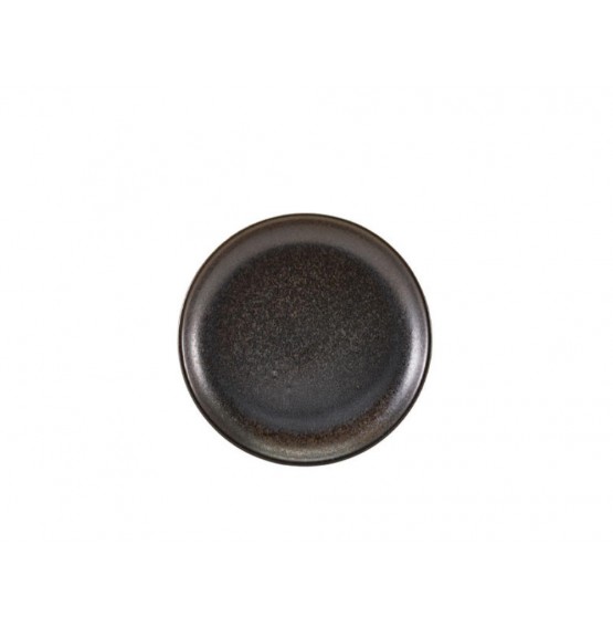 Terra Porcelain Black Coupe Plate