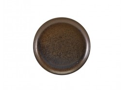 Terra Porcelain Black Coupe Plate