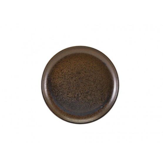 Terra Porcelain Black Coupe Plate