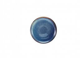 Terra Porcelain Aqua Blue Coupe Plate