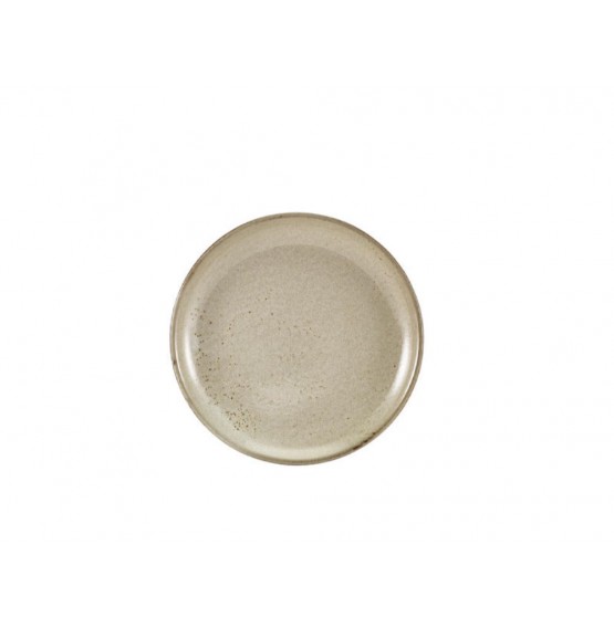 Terra Porcelain Grey Coupe Plate
