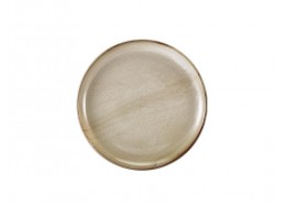 Terra Porcelain Grey Coupe Plate