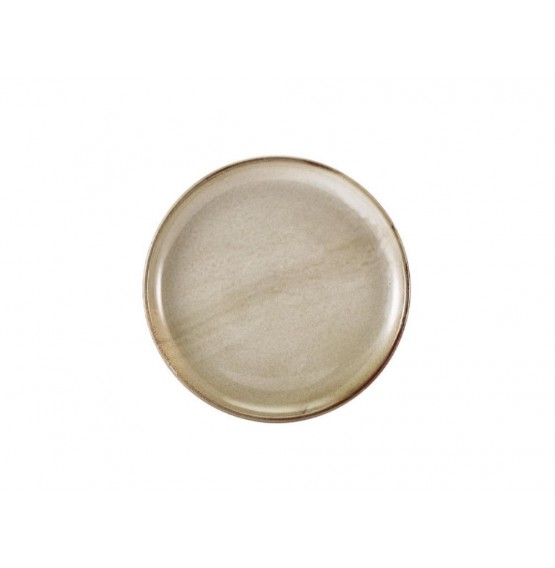 Terra Porcelain Grey Coupe Plate