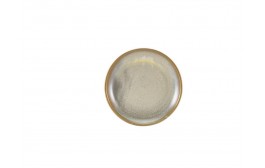 Terra Porcelain Matt Grey Coupe Plate