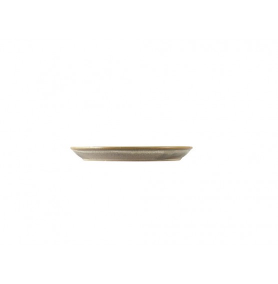 Terra Porcelain Matt Grey Coupe Plate